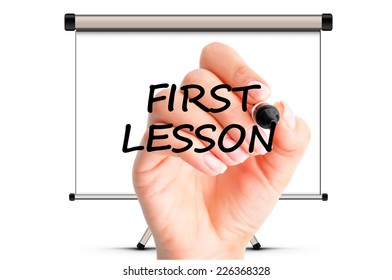 First lesson