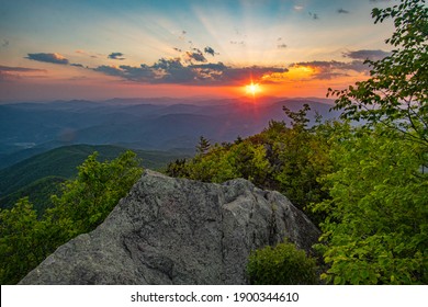 First Light of the Day in the Smokey Mountains - Powered by Shutterstock