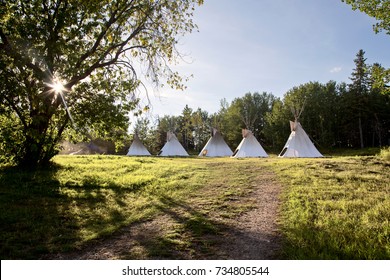 First Nation Teepee La Ronge Saskatchewan Canada