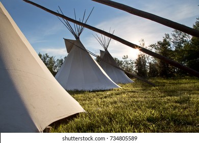 First Nation Teepee La Ronge Saskatchewan Canada