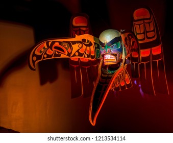 First Nations Mask At YVR