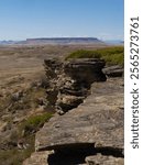 First Peoples Buffalo Jump State Park cliff which was one of North America