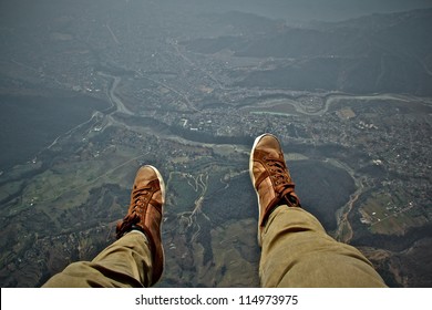 First Person Perspective Paragliding