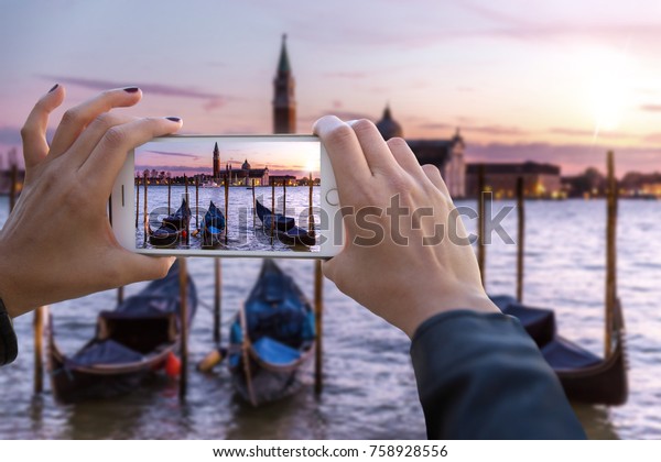 First Person Perspective Point View Hands Stock Photo 758928556 ...