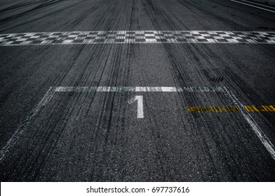 First place on the starting line - Shutterstock ID 697737616