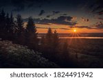 The first rays of the sun