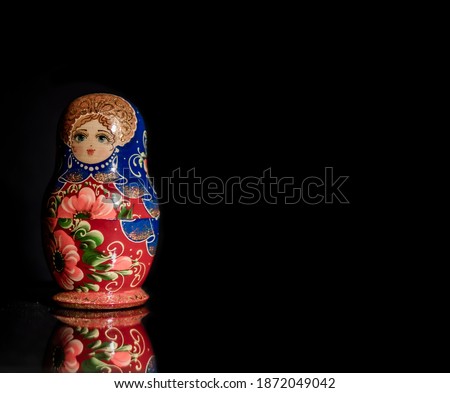 The first Russian nested matryoshka doll