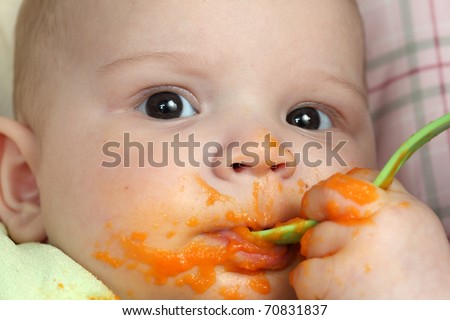 First time with a spoon