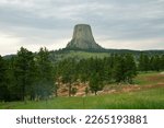 The first view when approaching Devil