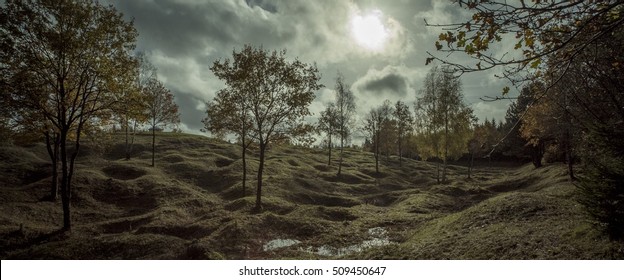 First World War Battlefield, Froideterre, Verdun, France