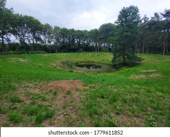 First World War Bomb Crater At Hill 60 Ypres