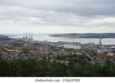 The Firth Of Tay From Dundee Law, Scotland, UK