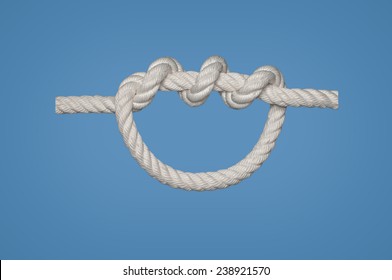 The Firts Turn Is Followedby A Second To Create A Large Stopper Knot