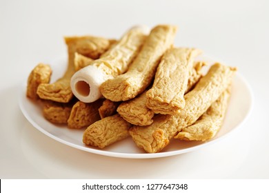 Fish Cake On White Background 