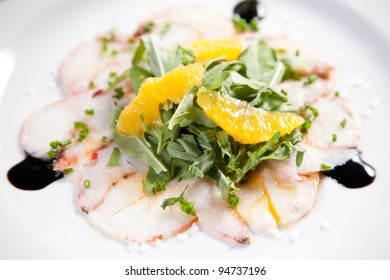 Fish Carpaccio, Close-up Photo