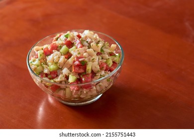 Fish Ceviche Bowl, A Traditional Dish From Peru And The Caribbean.