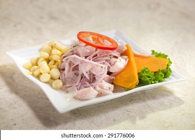 Fish Ceviche, Peruvian Cuisine.