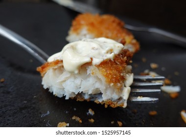 Fish And Chip With Tartar Sauce
