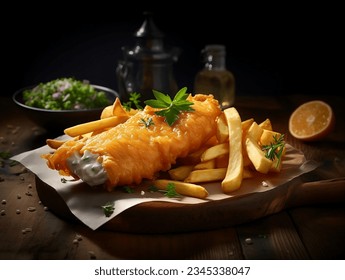 Fish and Chips, Crispy Fish and Chips Delight