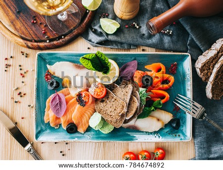 Similar – Image, Stock Photo Make your own chicken skewers with vegetables