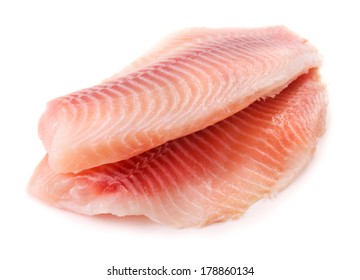 Fish Fillet On White Background