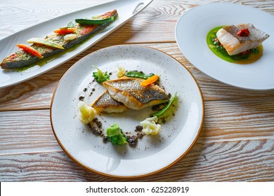 Fish Food Recipes Grilled Turbot Seabass Sea Bass And Baked Hake