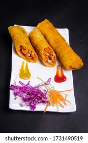 Fish Fry Finger Egg Devil Mocha Chop Spring Roll Kolkata Fries Indian Non Veg Snacks