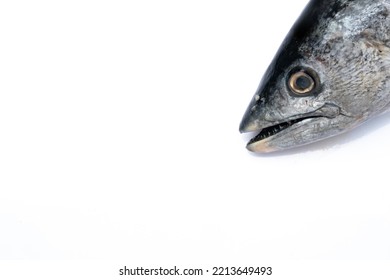 Fish Head On The White Background