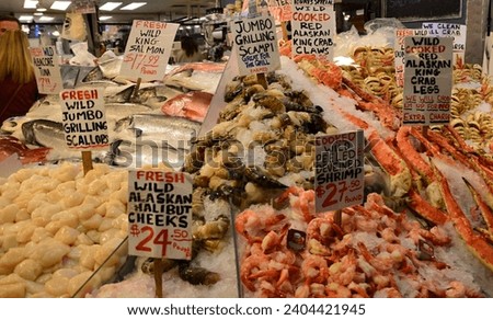 Fish Market at Pike Place in Seattle, Washington