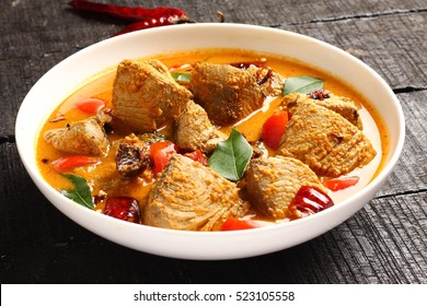 Fish Masala Curry Dish From Asian Cuisine,