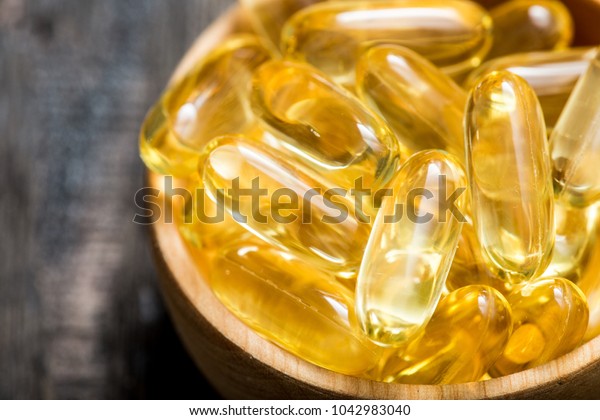 Fish Oil Capsules Omega 3 Vitamin Stock Photo Edit Now