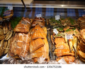 Fish From Old Market Hall In Helsinki,Finland