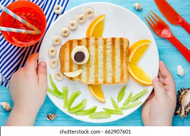 Fish sandwich creative idea for kids party