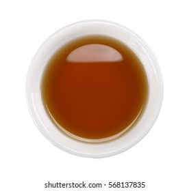 Fish Sauce In White Bowl Isolated On Background