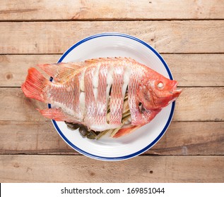 Snapper in chinese red Whole roasted