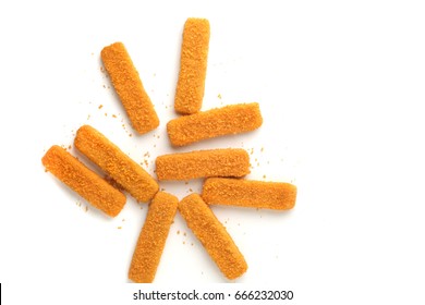 Fish Stick Isolated On White Background