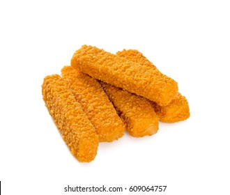 Fish Sticks Isolated On White