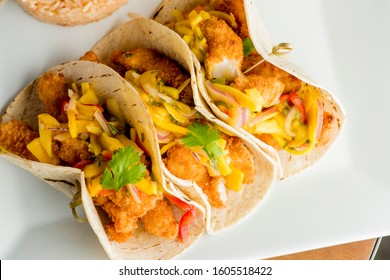 Fish Tacos. Tacos. Meat, Fried Fish, Avocado, Cilantro, Cheese, Homemade Salsa, Lettuce And Lime Slices. Tex-Mex Favorite, Mexican Street Tacos: Beef, Fish, Pork, Served On Homemade Corn Tortillas.