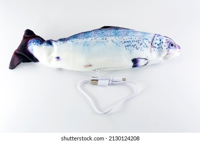 Fish Toy For Cat With Usb Charger