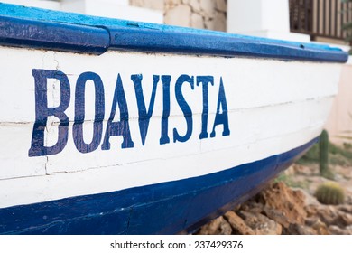 Fisher Boat In Sal Rei  Boavista Cape Verde - Cabo Verde