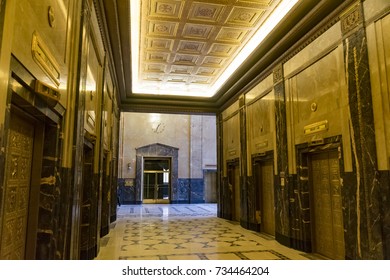 Fisher Building In Detroit City