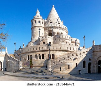 Fishermans bastion in Budapest, Hungary - Shutterstock ID 2133446471