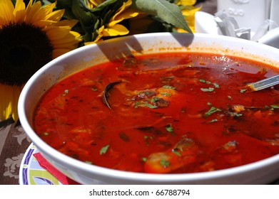 Fisherman's Soup -  Hot And Spicy Paprika Based River Fish Soup.