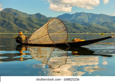 Fishermen At Inle Lake
