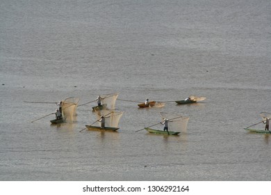 Fishermen In Patzcuaro Lake