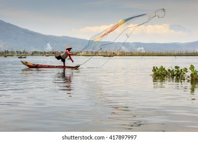 Fishermen In Semarang Indonesia