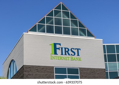 Fishers - Circa May 2017: First Internet Bank Headquarters. First Internet Bank Is One Of The First FDIC Insured Banks To Operate Without Physical Branches I