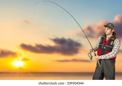 Fishing.