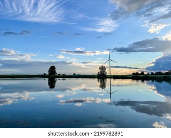 Fishing And Agritourism Farm, Located In Rybowo By The Lake, By The District Road. Rybowo Is A Village In The Administrative District Of Gmina Golancz, Within Wagrowiec County, Greater Poland