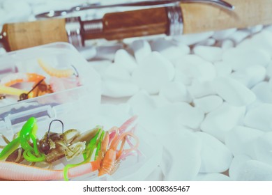 Fishing bait background - Powered by Shutterstock